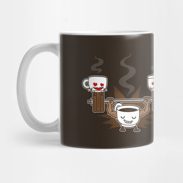 Funny Coffee Gym Lifting Coffee Lover by BoggsNicolas